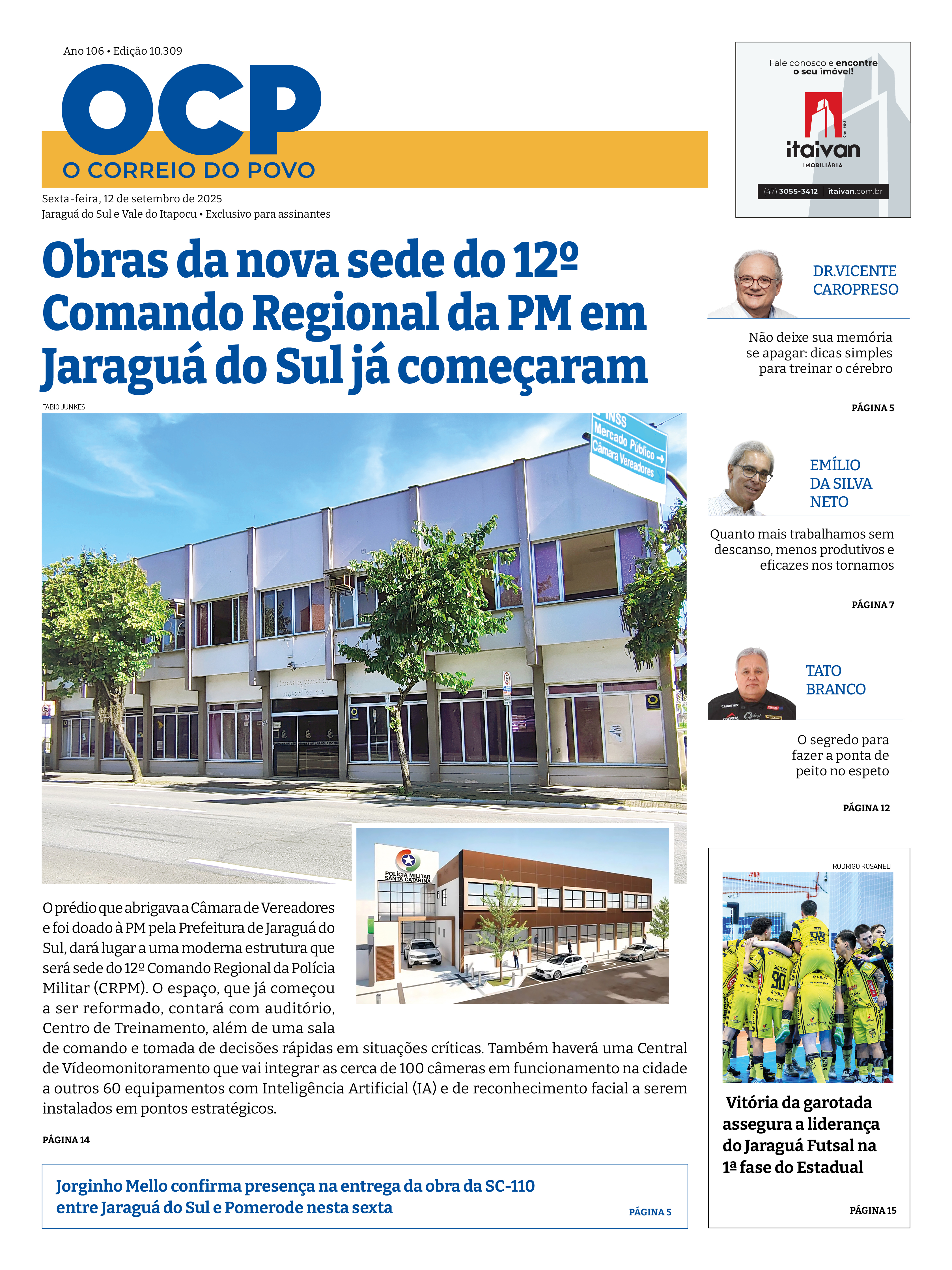 Jornal Digital O Correio do Povo edição 120925