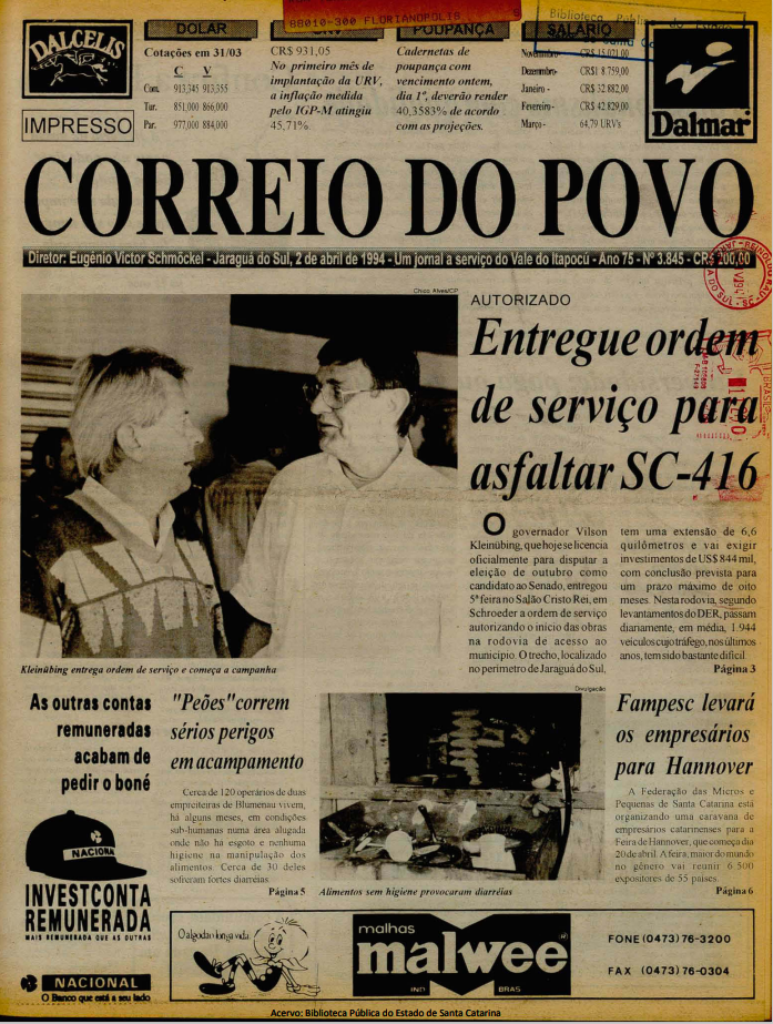 Jornal Digital O Correio do Povo edição 943845