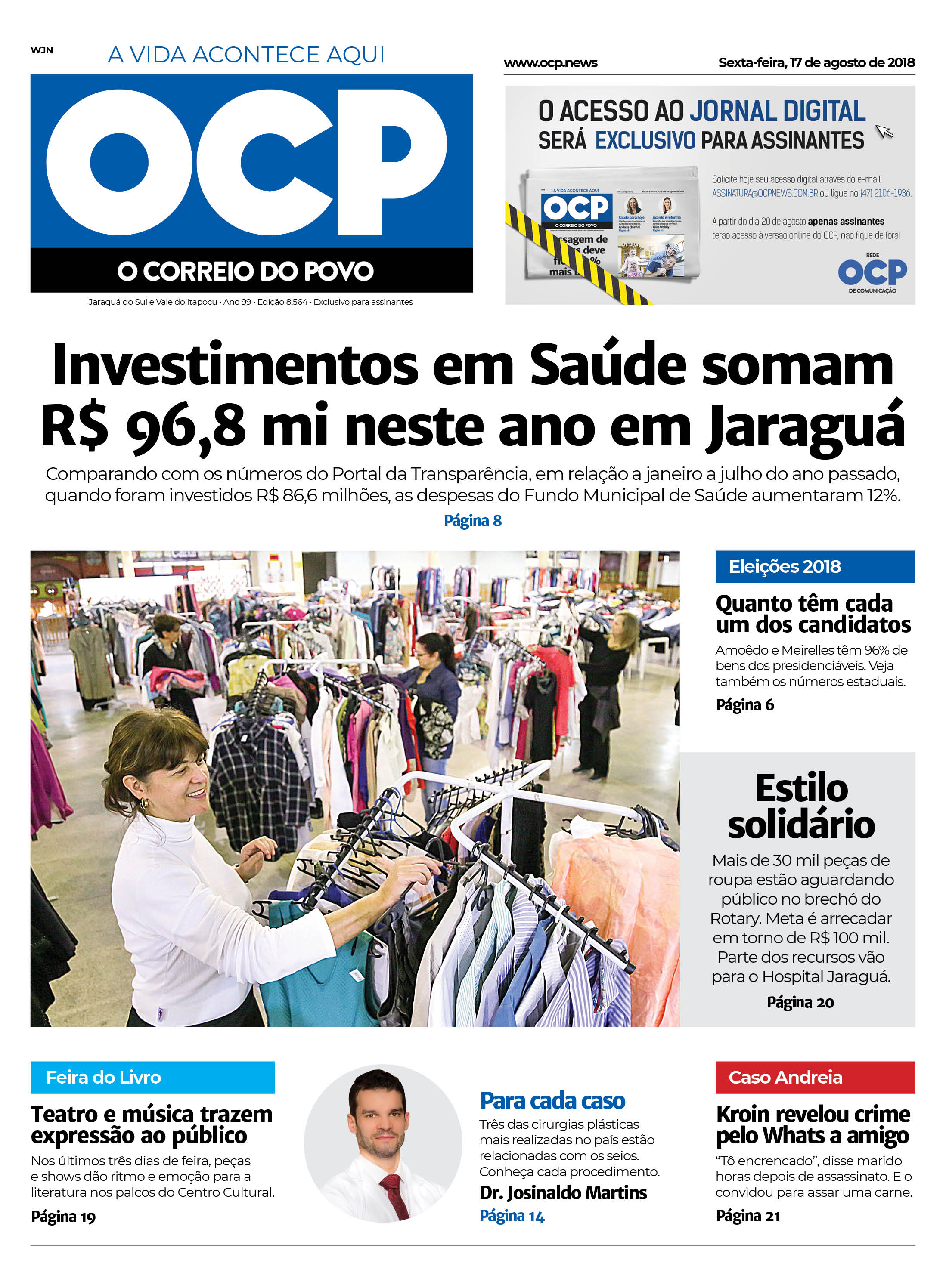 Jornal Digital O Correio do Povo edição 170818