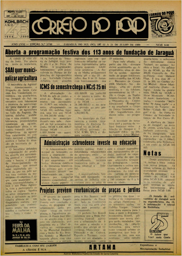 Jornal Digital O Correio do Povo edição 893548