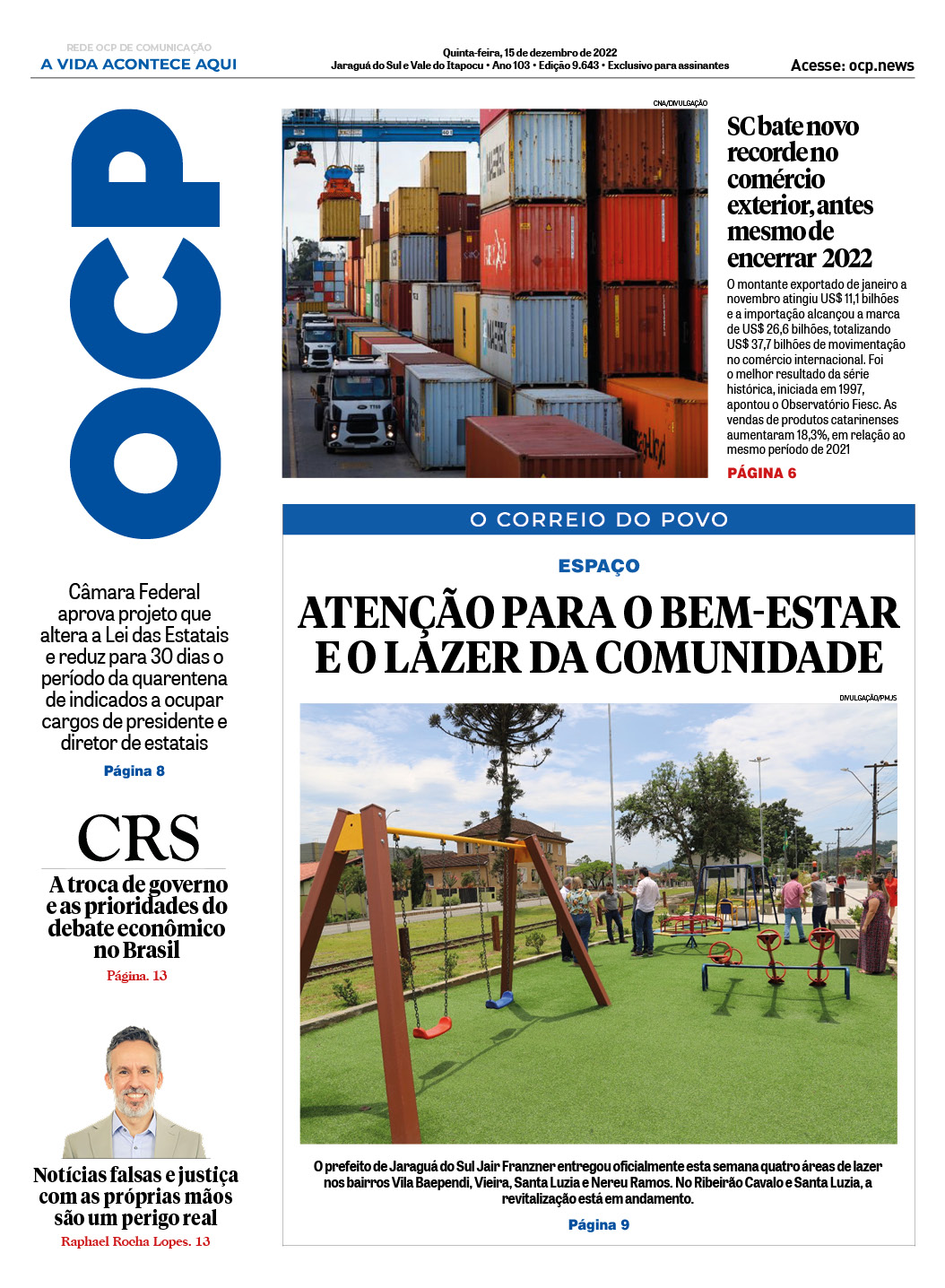 Jornal Digital O Correio do Povo edição 151222