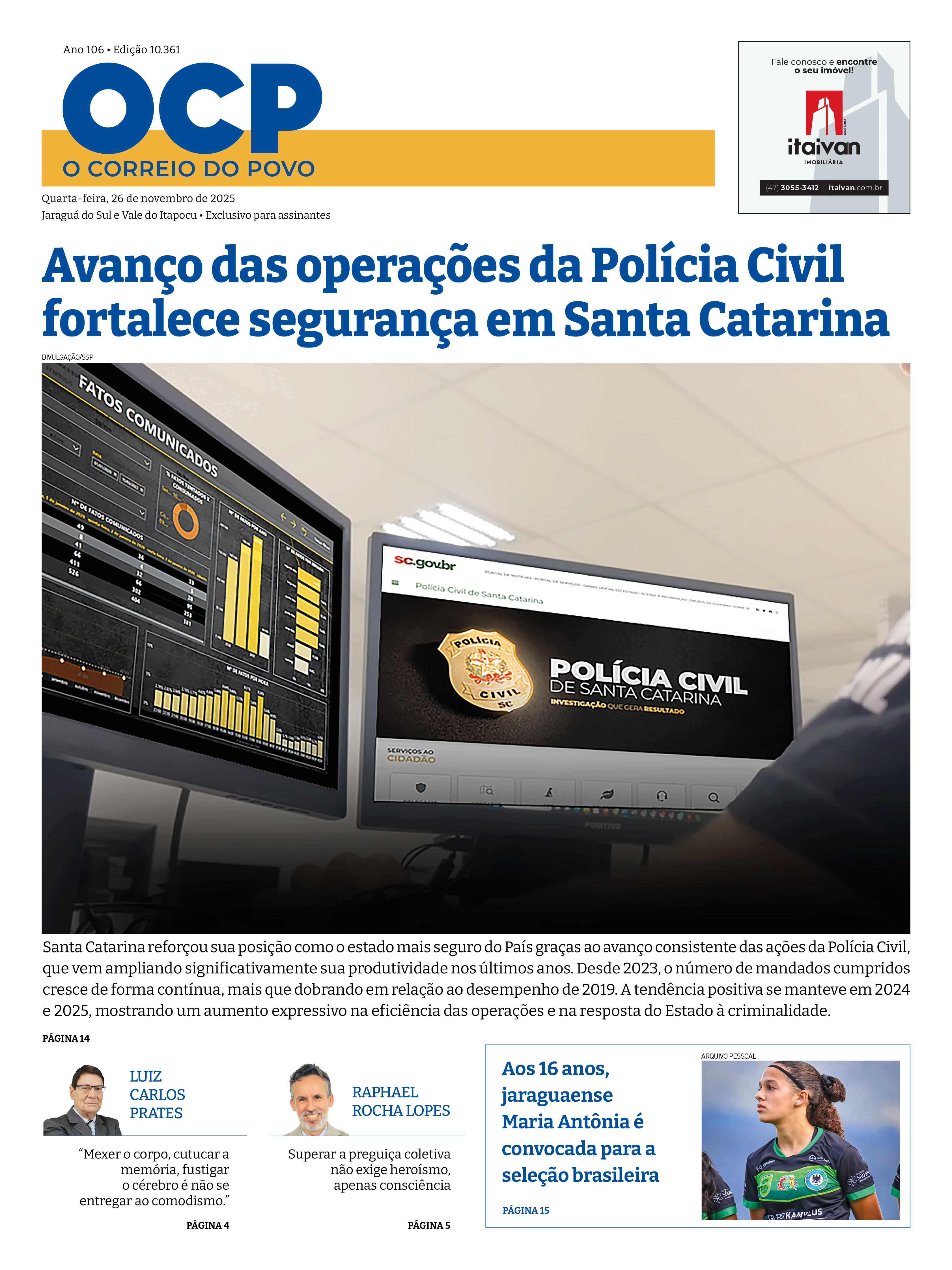 Jornal Digital O Correio do Povo edição 261125