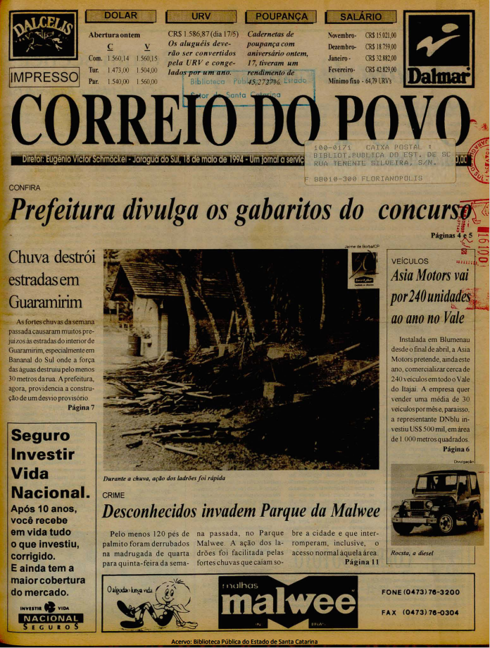 Jornal Digital O Correio do Povo edição 943857