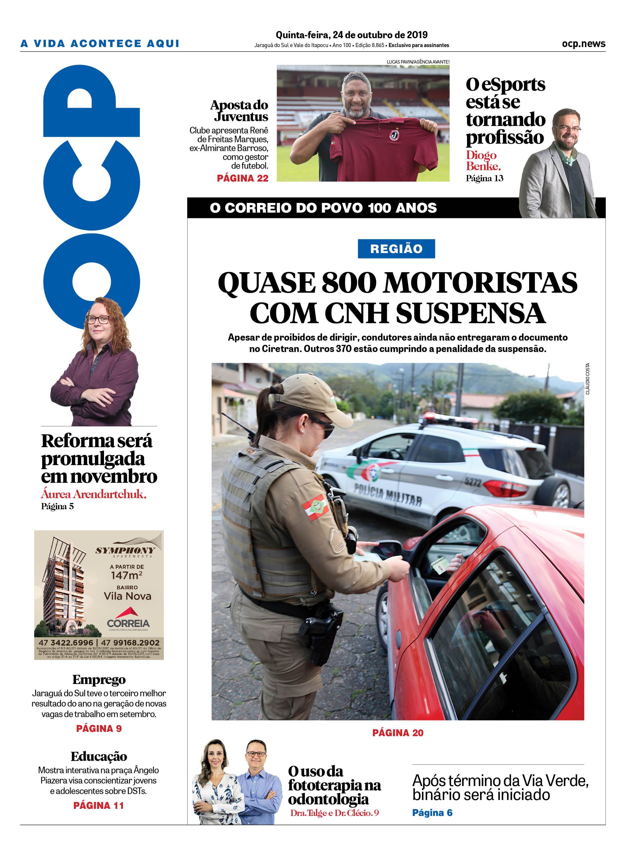 Jornal Digital O Correio do Povo edição 241019