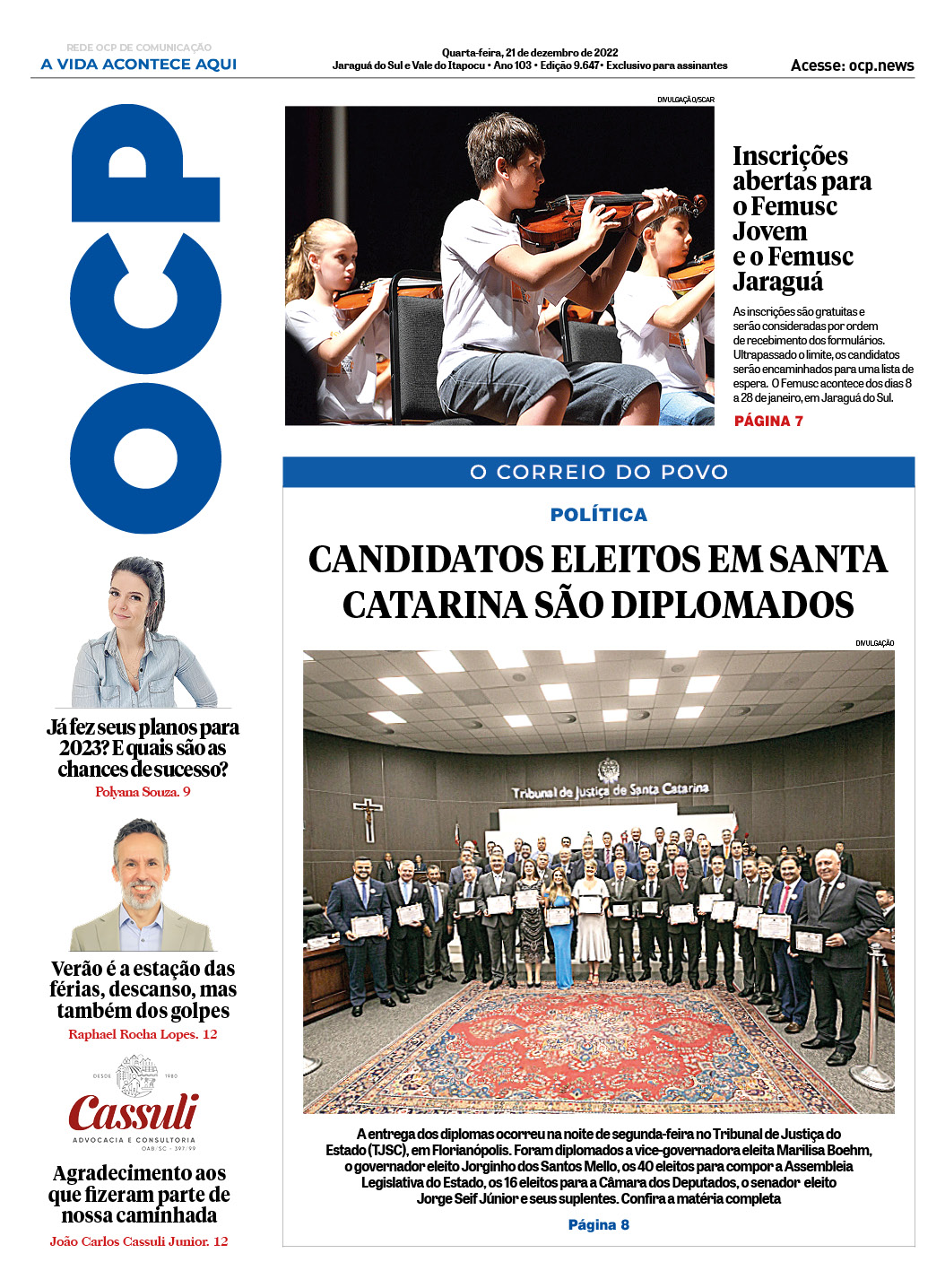 Jornal Digital O Correio do Povo edição 211222