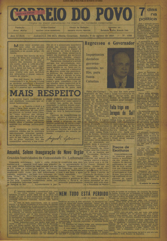 Jornal Digital O Correio do Povo edição 581999