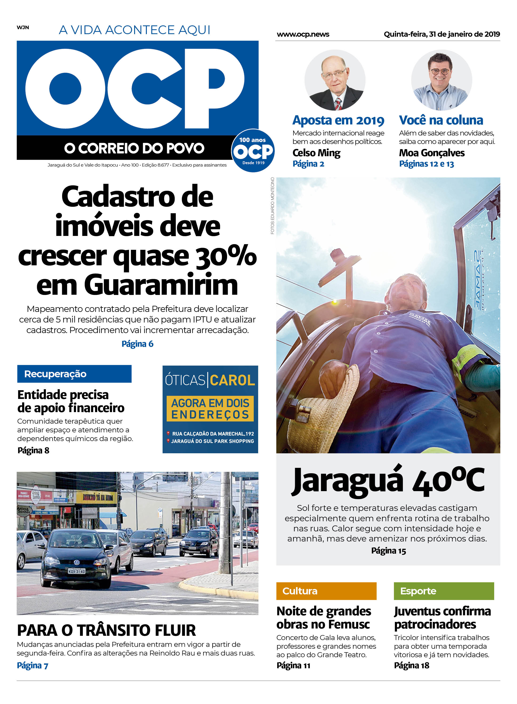 Jornal Digital O Correio do Povo edição 310119