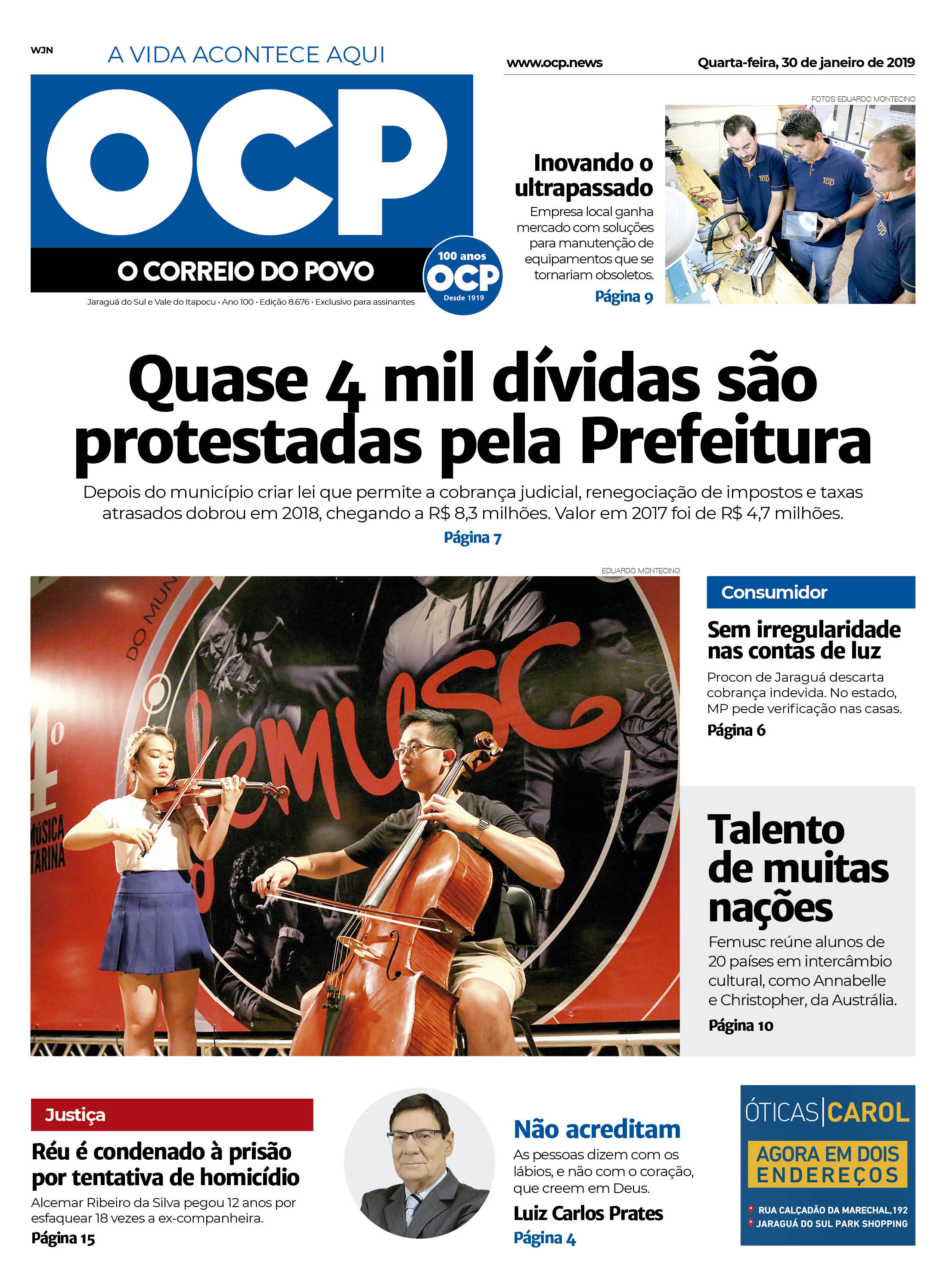 Jornal Digital O Correio do Povo edição 300119