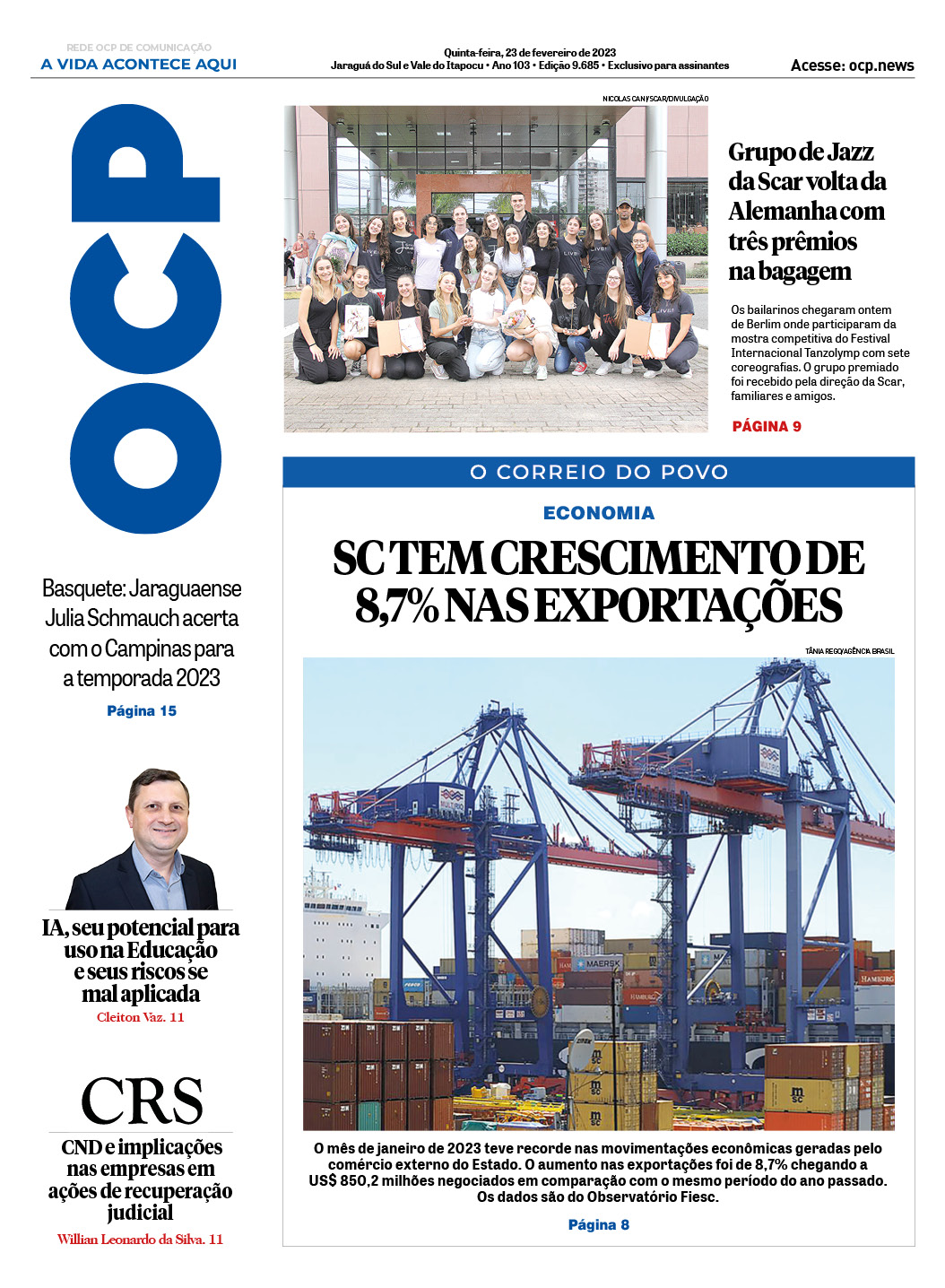 Jornal Digital O Correio do Povo edição 230223