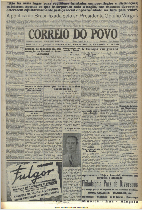 Jornal Digital O Correio do Povo edição 401034