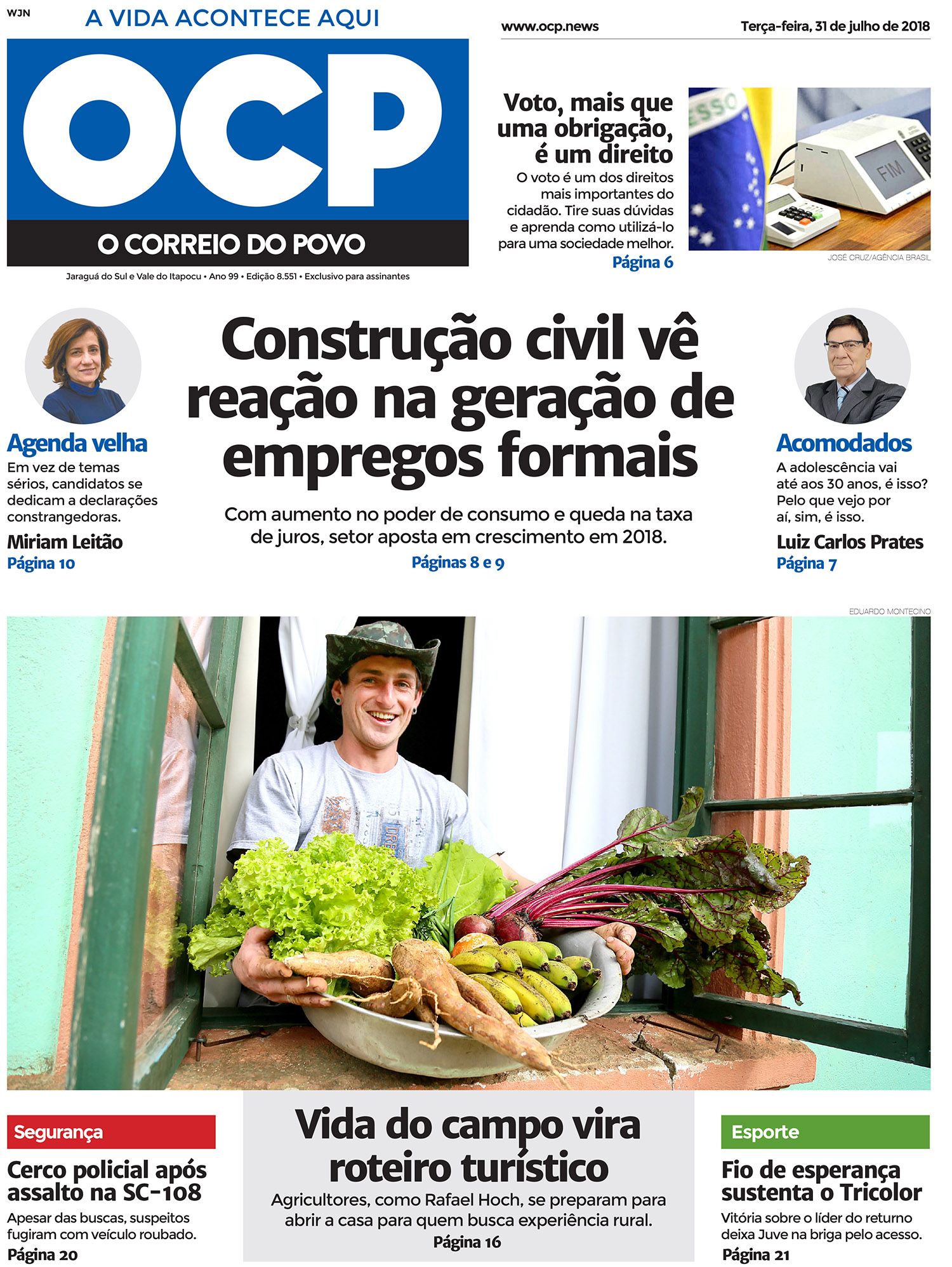 Jornal Digital O Correio do Povo edição 310718