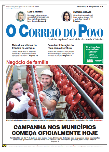 Jornal Digital O Correio do Povo edição 8043