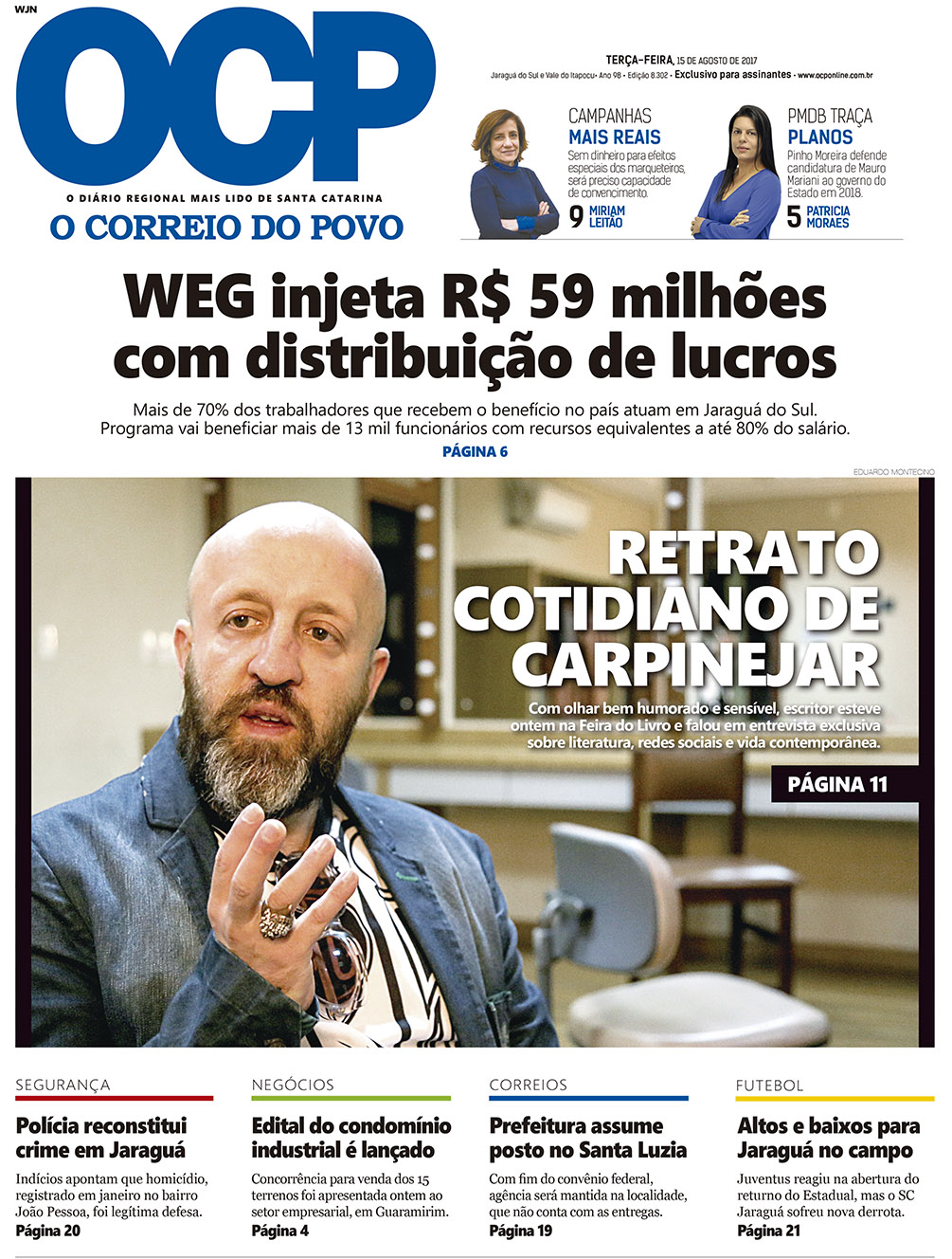 Jornal Digital O Correio do Povo edição 150817