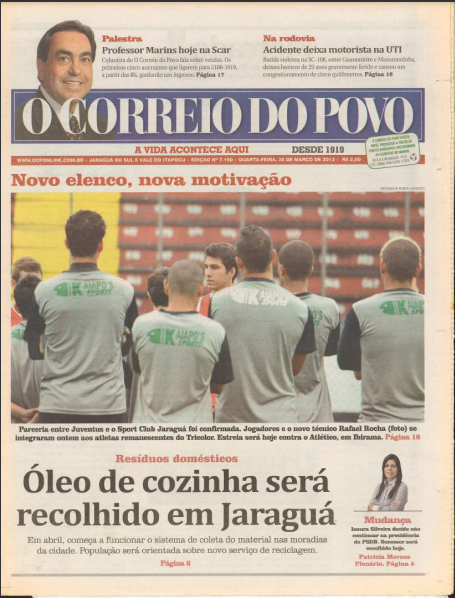 Jornal Digital O Correio do Povo edição 7160