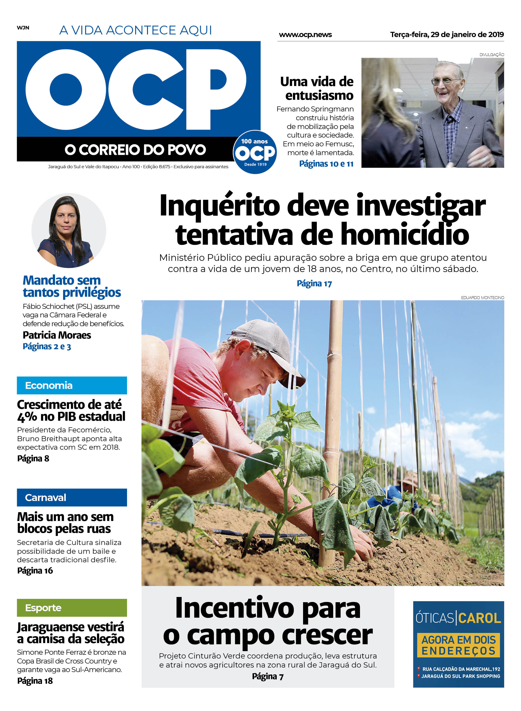 Jornal Digital O Correio do Povo edição 290119