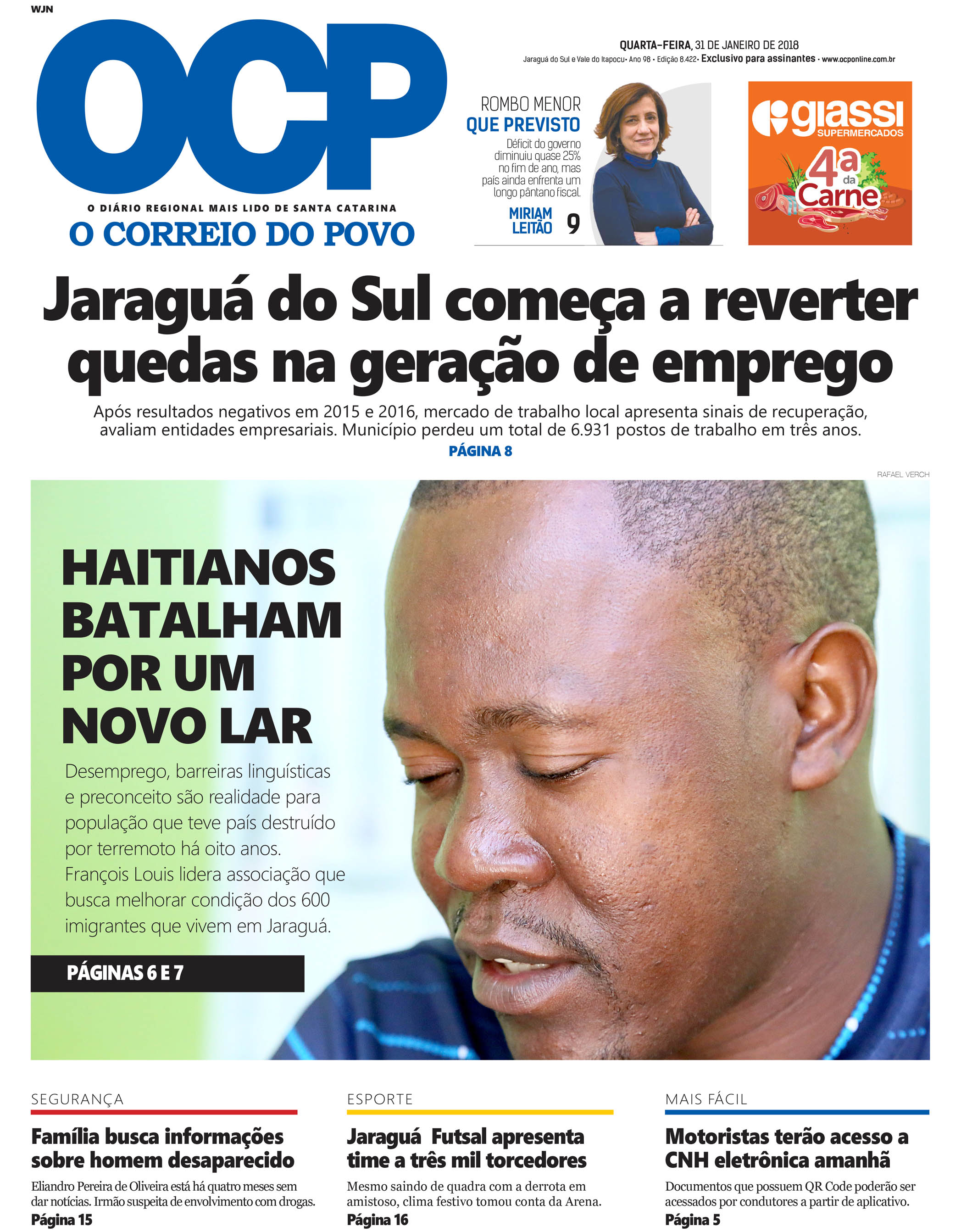 Jornal Digital O Correio do Povo edição 310118