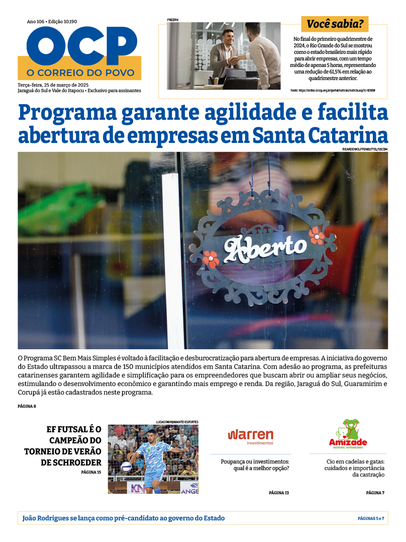 Jornal Digital O Correio do Povo edição 250325