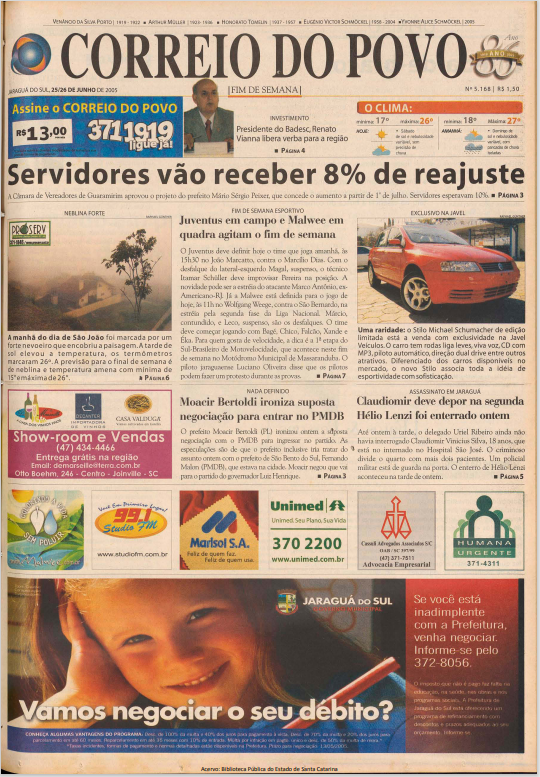 Jornal Digital O Correio do Povo edição 55168