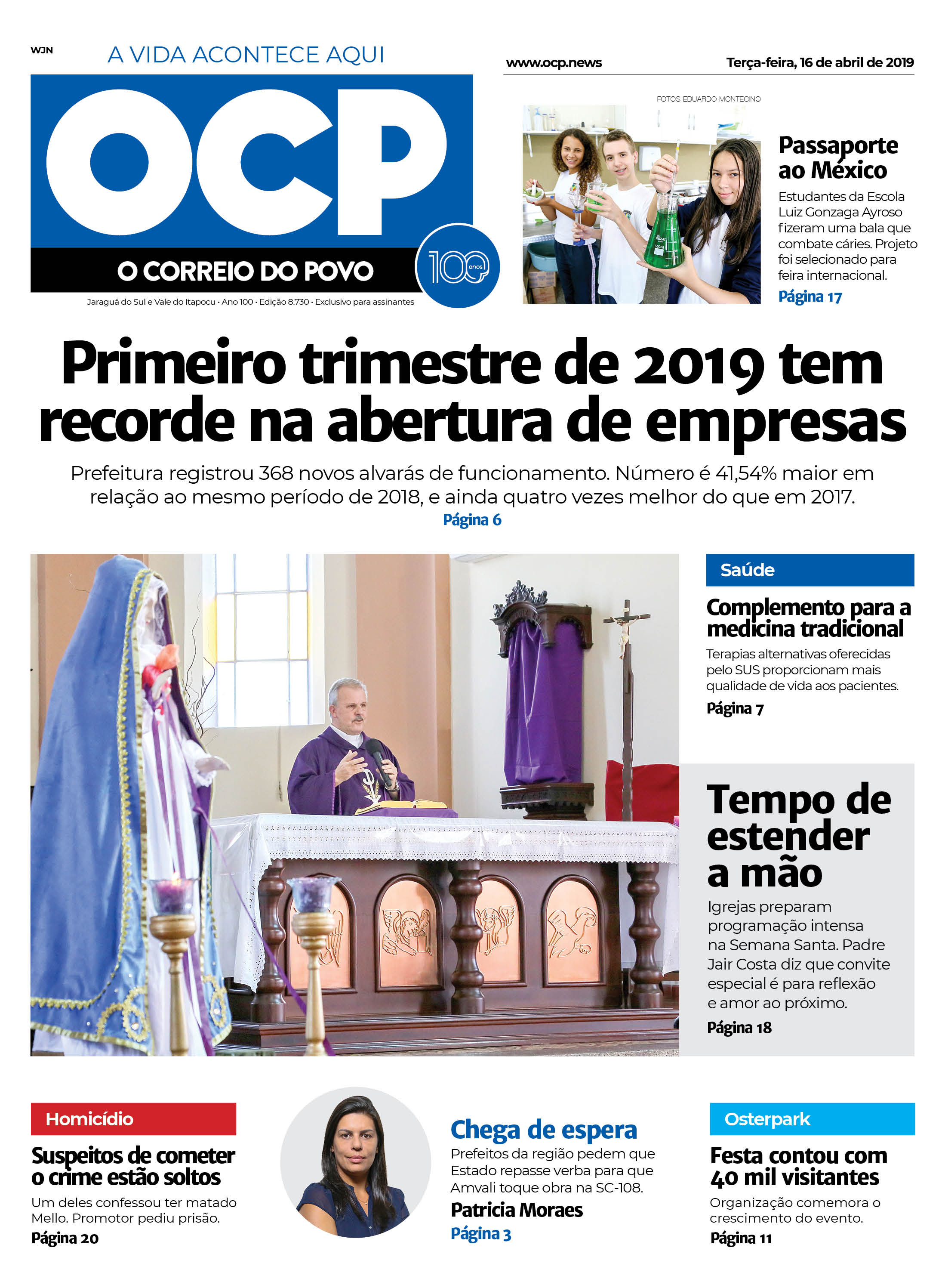 Jornal Digital O Correio do Povo edição 160419