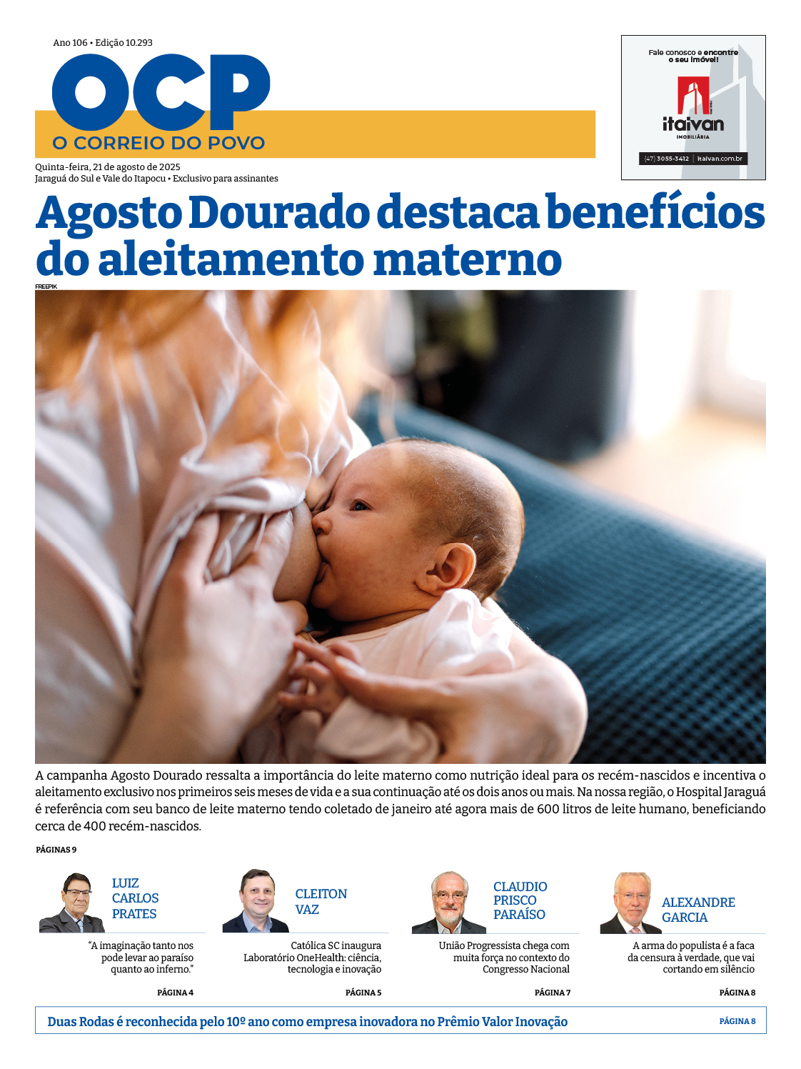 Jornal Digital O Correio do Povo edição 210825