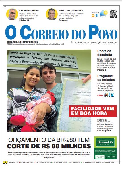 Jornal Digital O Correio do Povo edição 7883