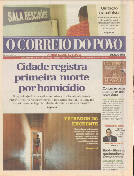 Jornal Digital O Correio do Povo edição 6853