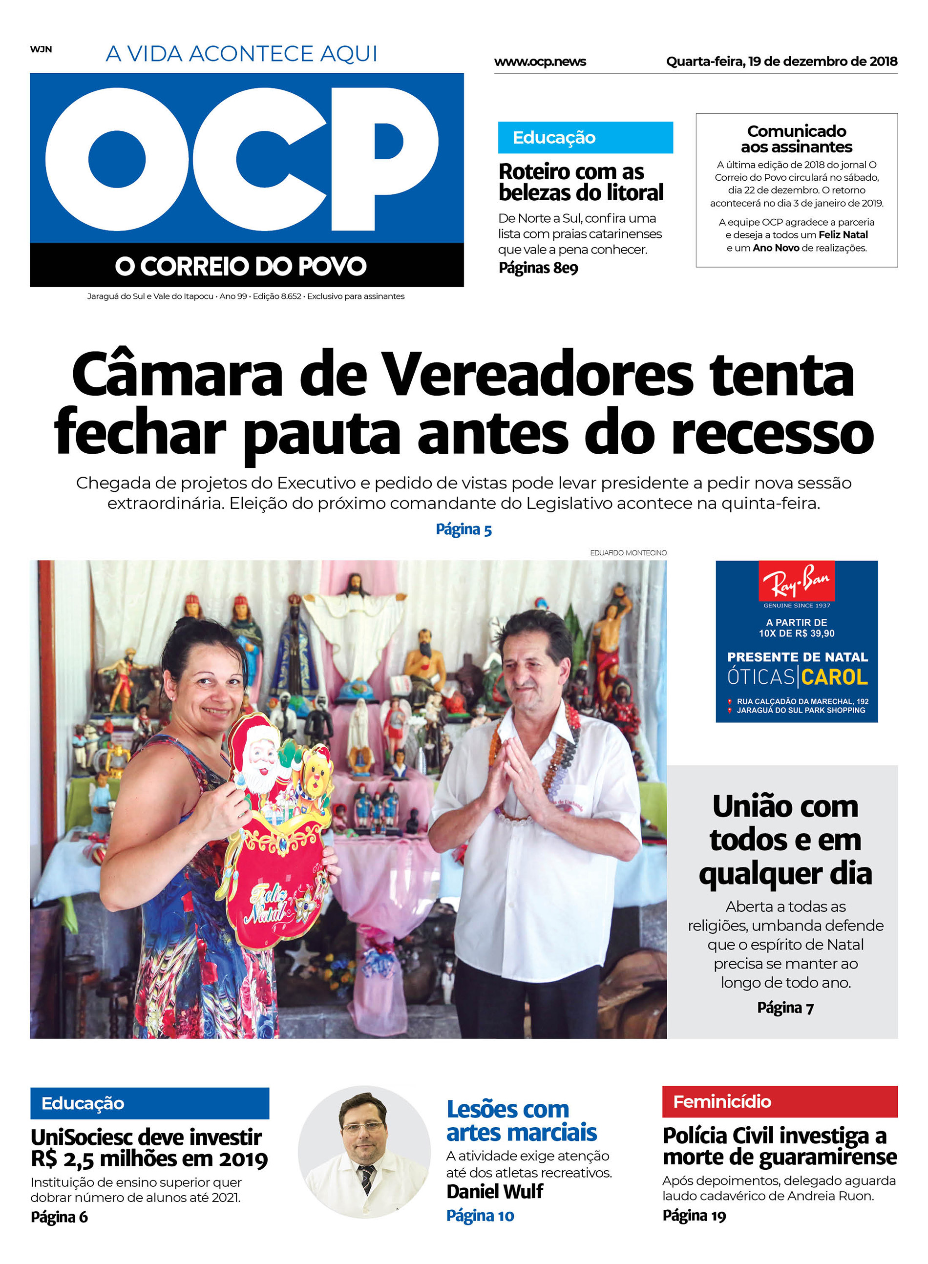 Jornal Digital O Correio do Povo edição 191218