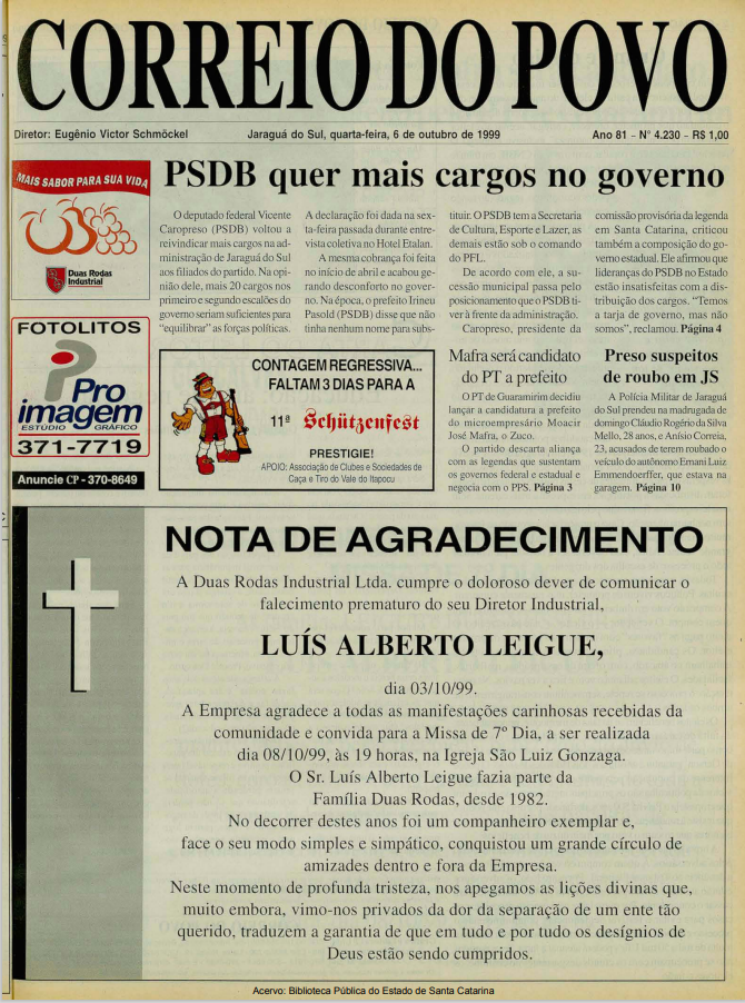 Jornal Digital O Correio do Povo edição 994230