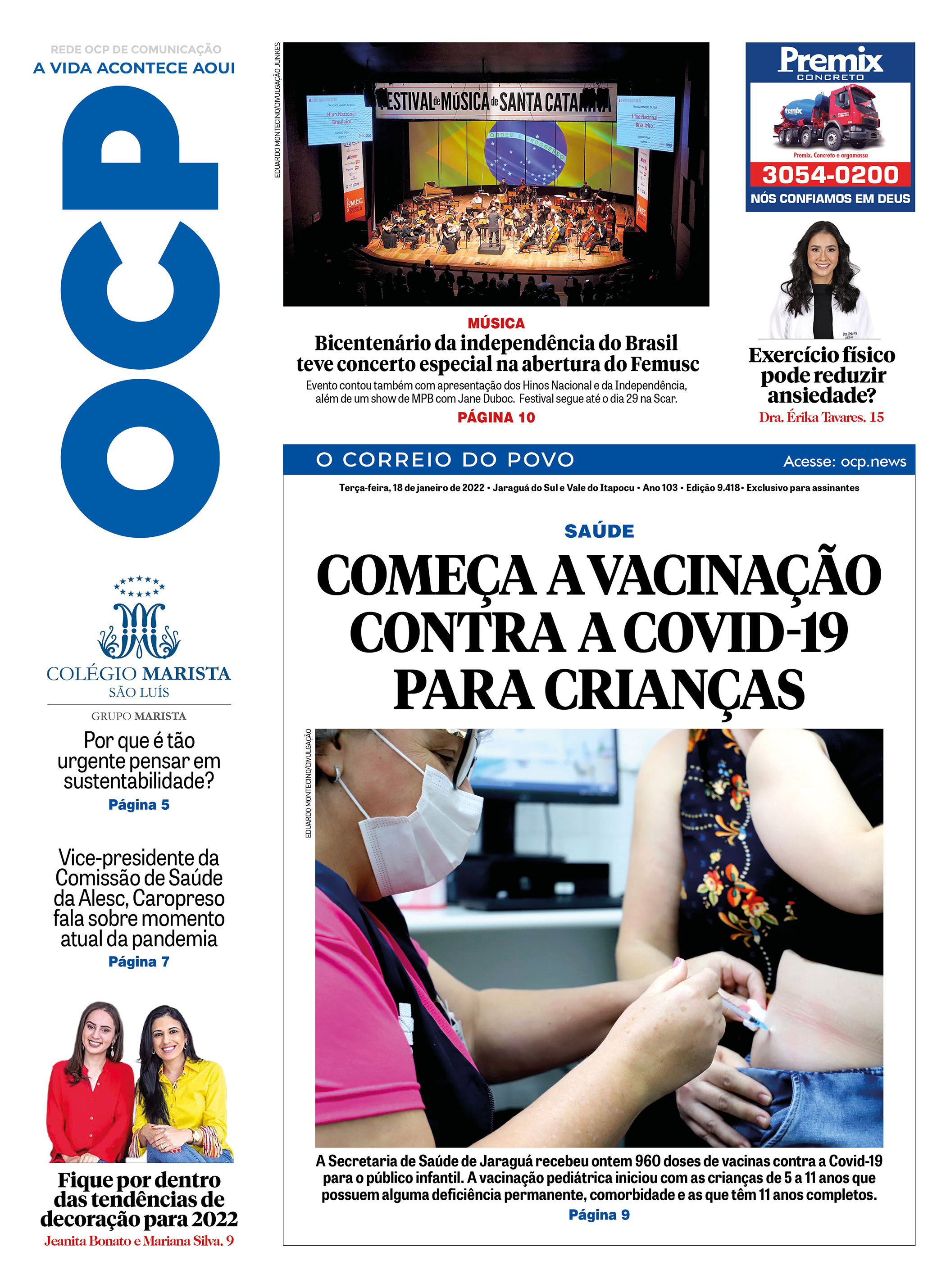 Jornal Digital O Correio do Povo edição 180122