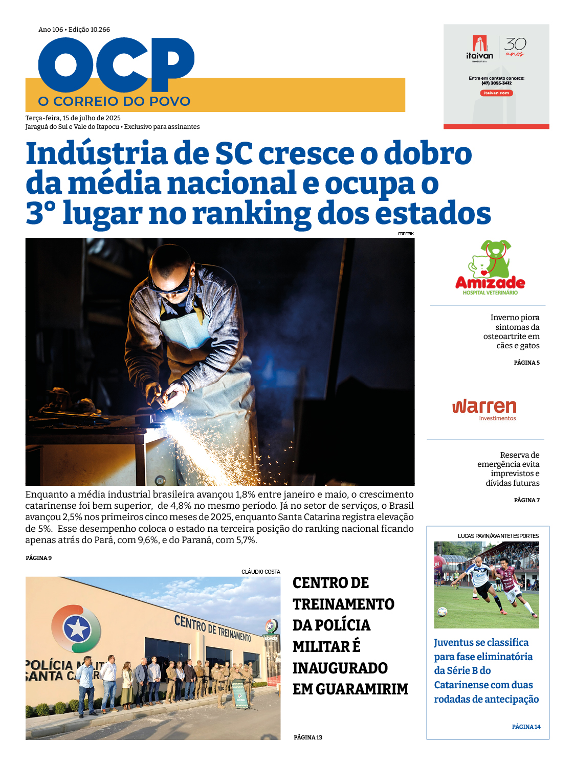 Jornal Digital O Correio do Povo edição 150725