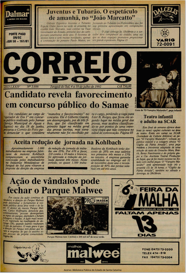 Jornal Digital O Correio do Povo edição 923696