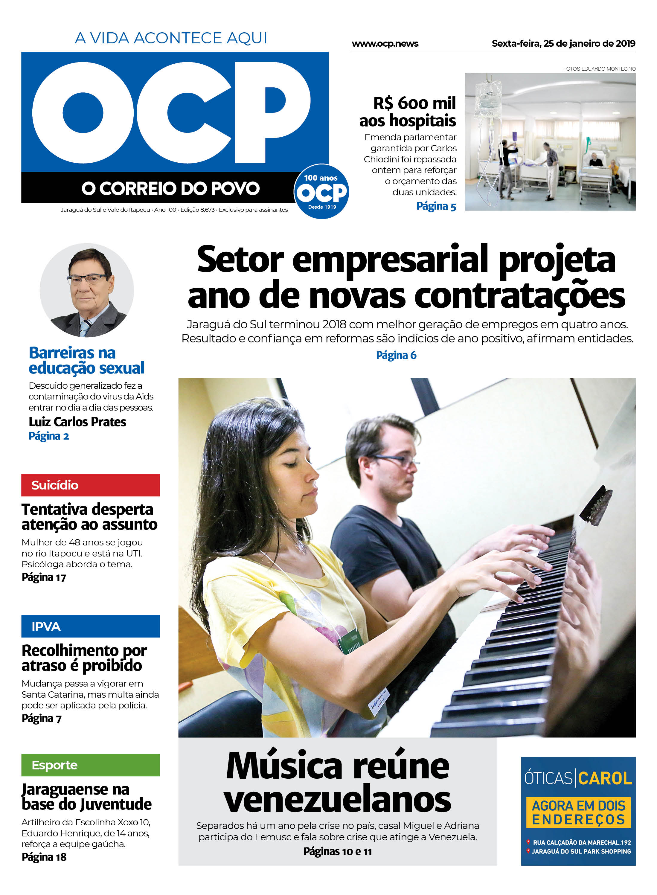 Jornal Digital O Correio do Povo edição 250119