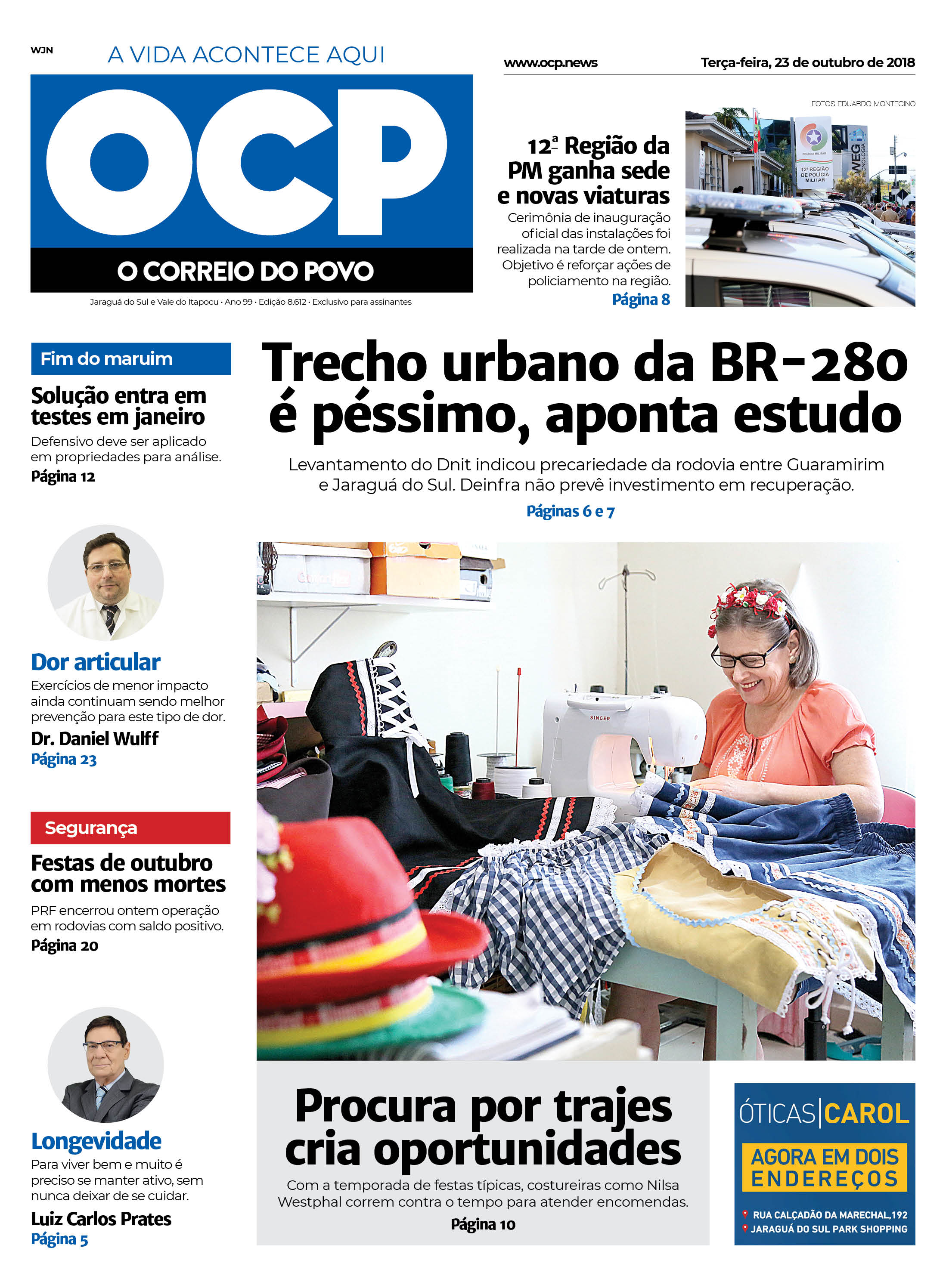 Jornal Digital O Correio do Povo edição 231018