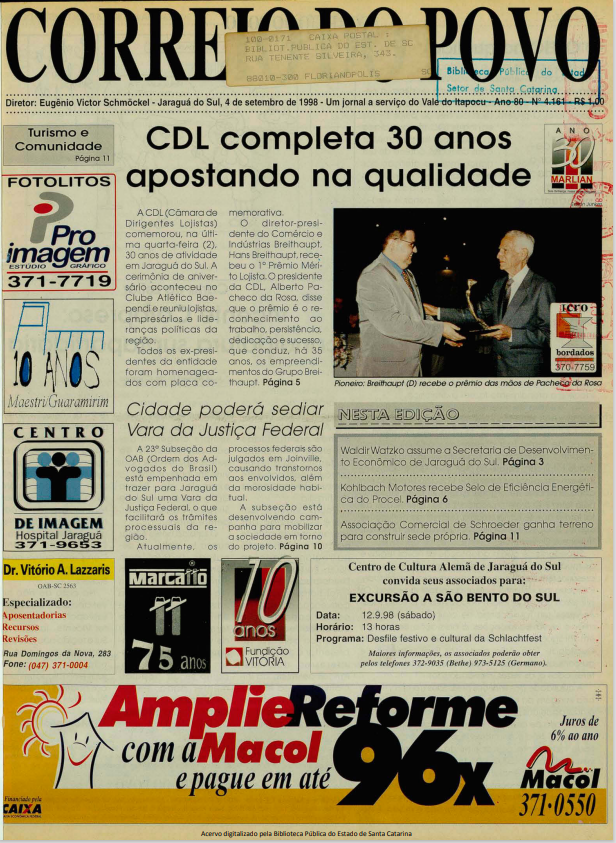 Jornal Digital O Correio do Povo edição 984161