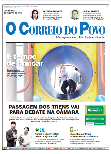 Jornal Digital O Correio do Povo edição 8009