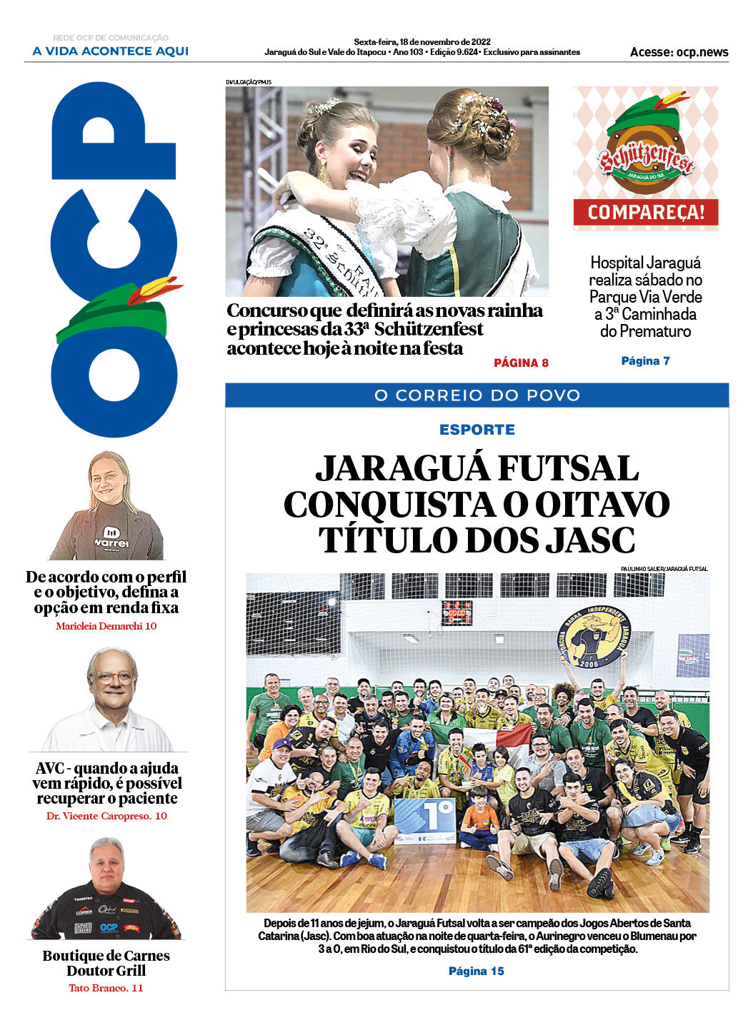 Jornal Digital O Correio do Povo edição 181122
