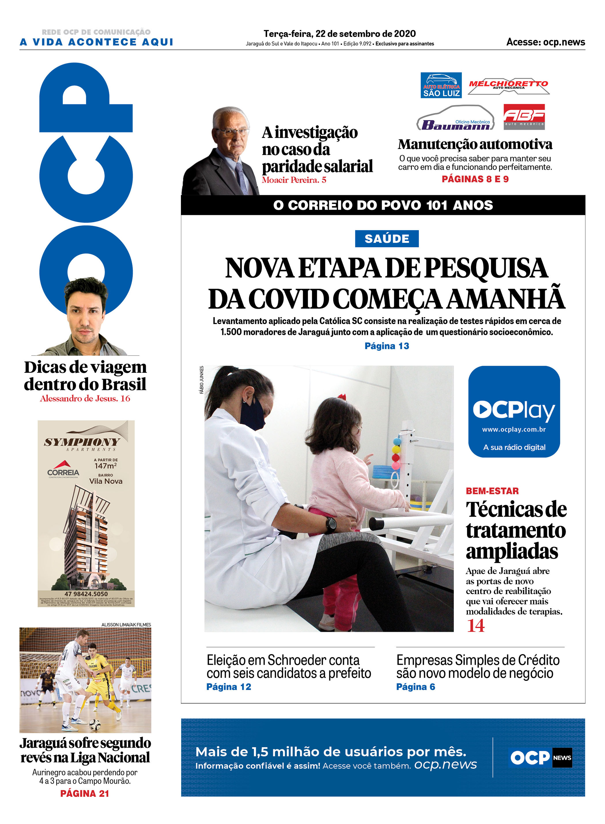 Jornal Digital O Correio do Povo edição 220920