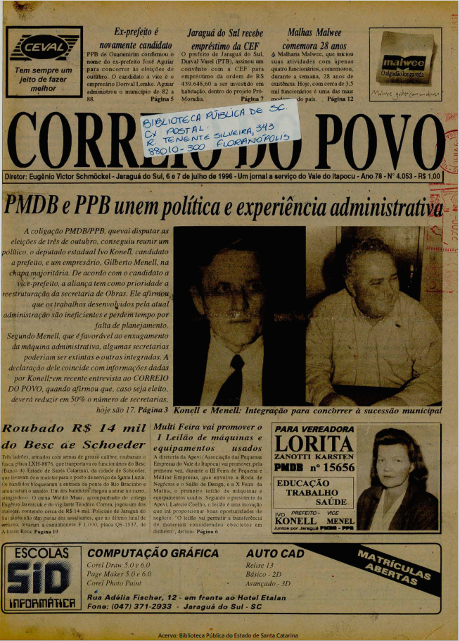 Jornal Digital O Correio do Povo edição 964053