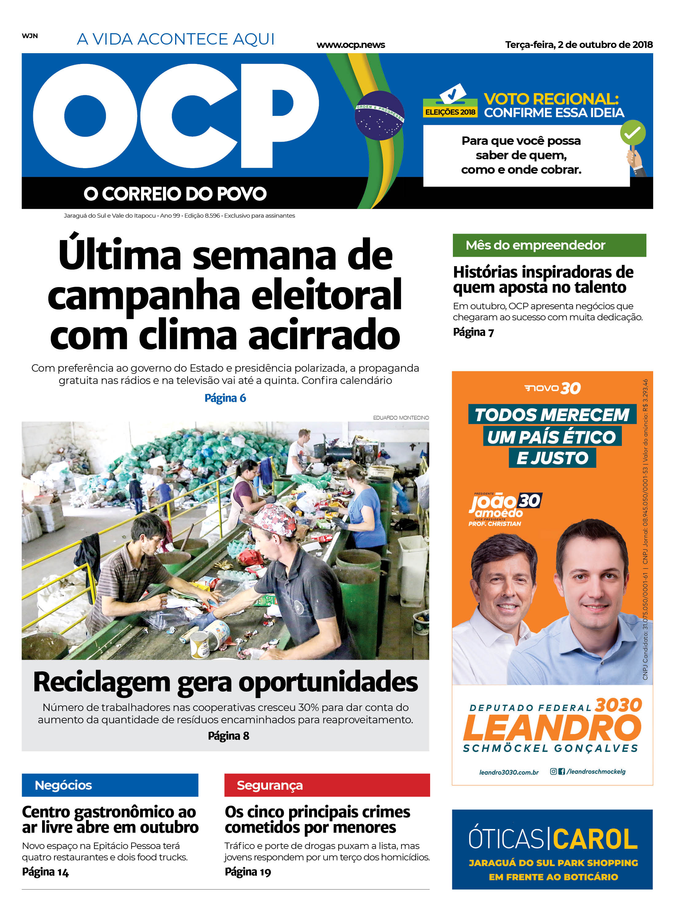 Jornal Digital O Correio do Povo edição 21018
