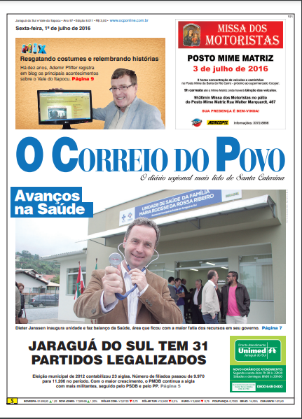 Jornal Digital O Correio do Povo edição 8011
