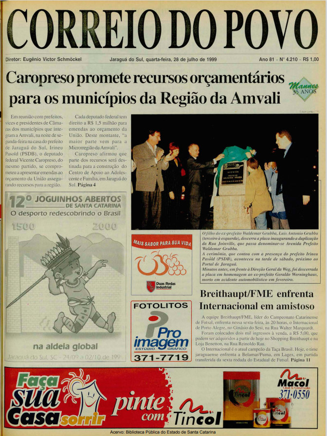 Jornal Digital O Correio do Povo edição 994210