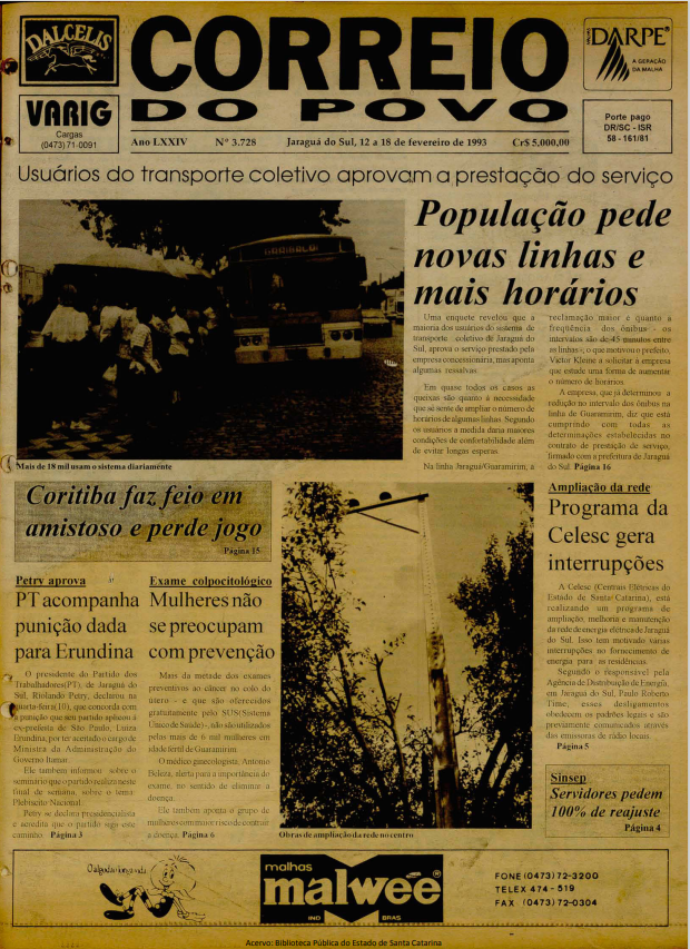 Jornal Digital O Correio do Povo edição 933728