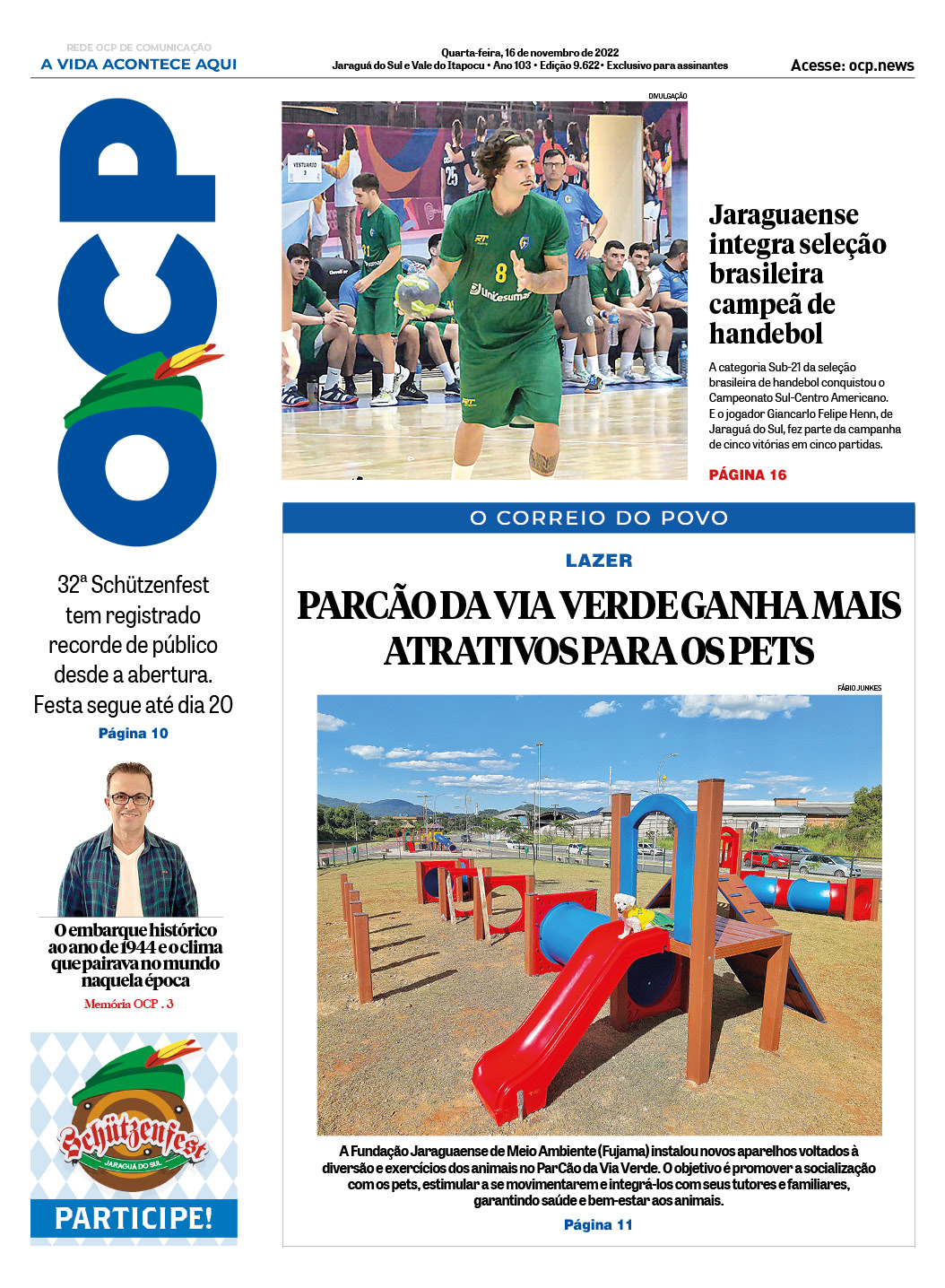 Jornal Digital O Correio do Povo edição 161122