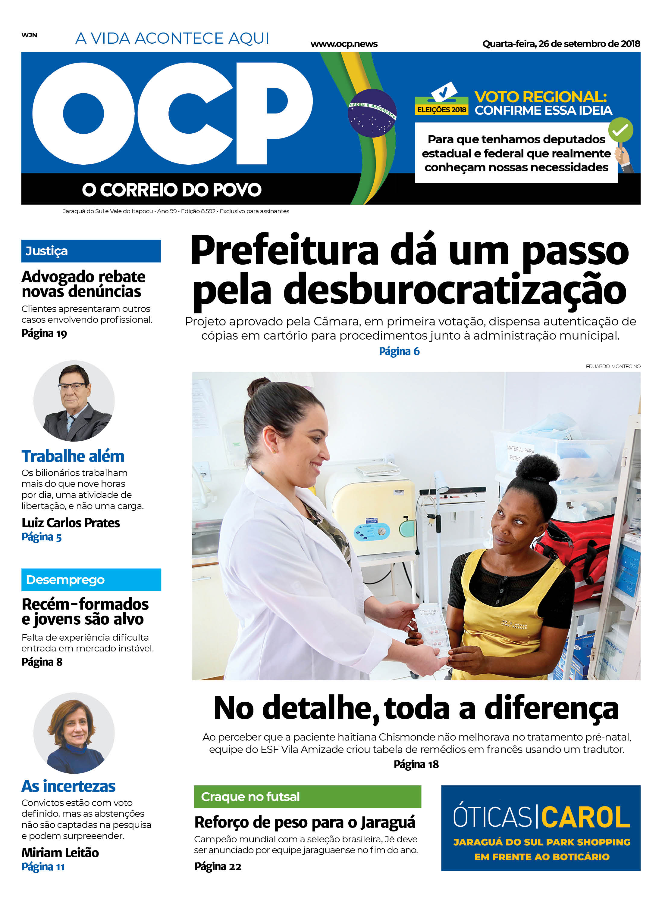 Jornal Digital O Correio do Povo edição 260918