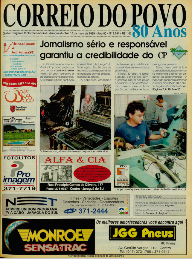 Jornal Digital O Correio do Povo edição 994194