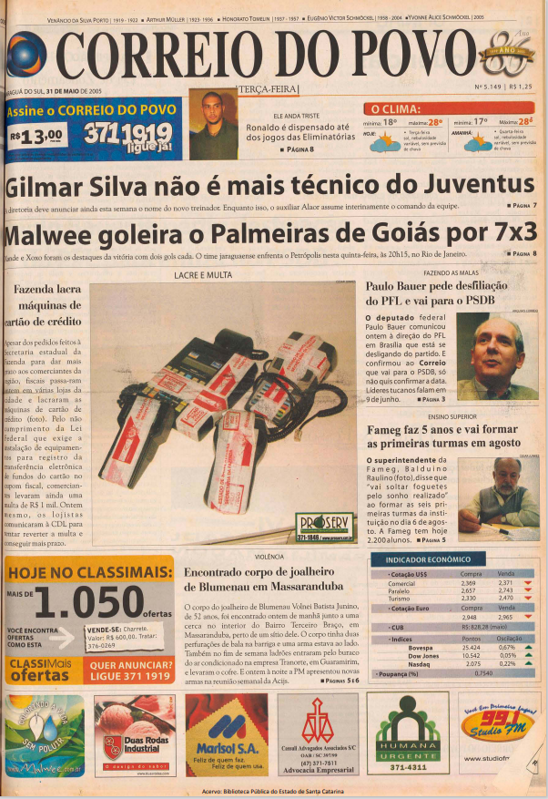 Jornal Digital O Correio do Povo edição 55149