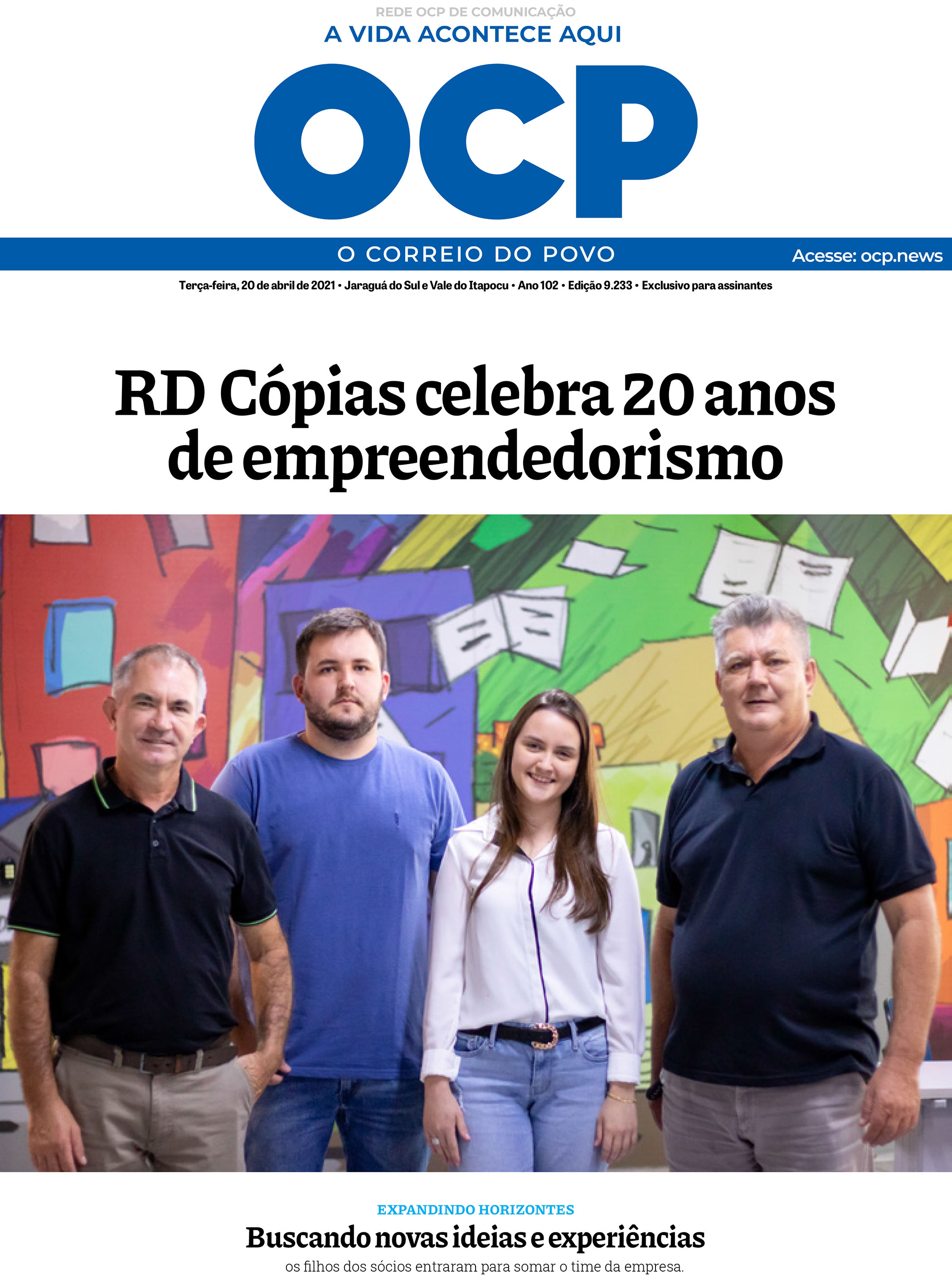Jornal Digital O Correio do Povo edição 200421