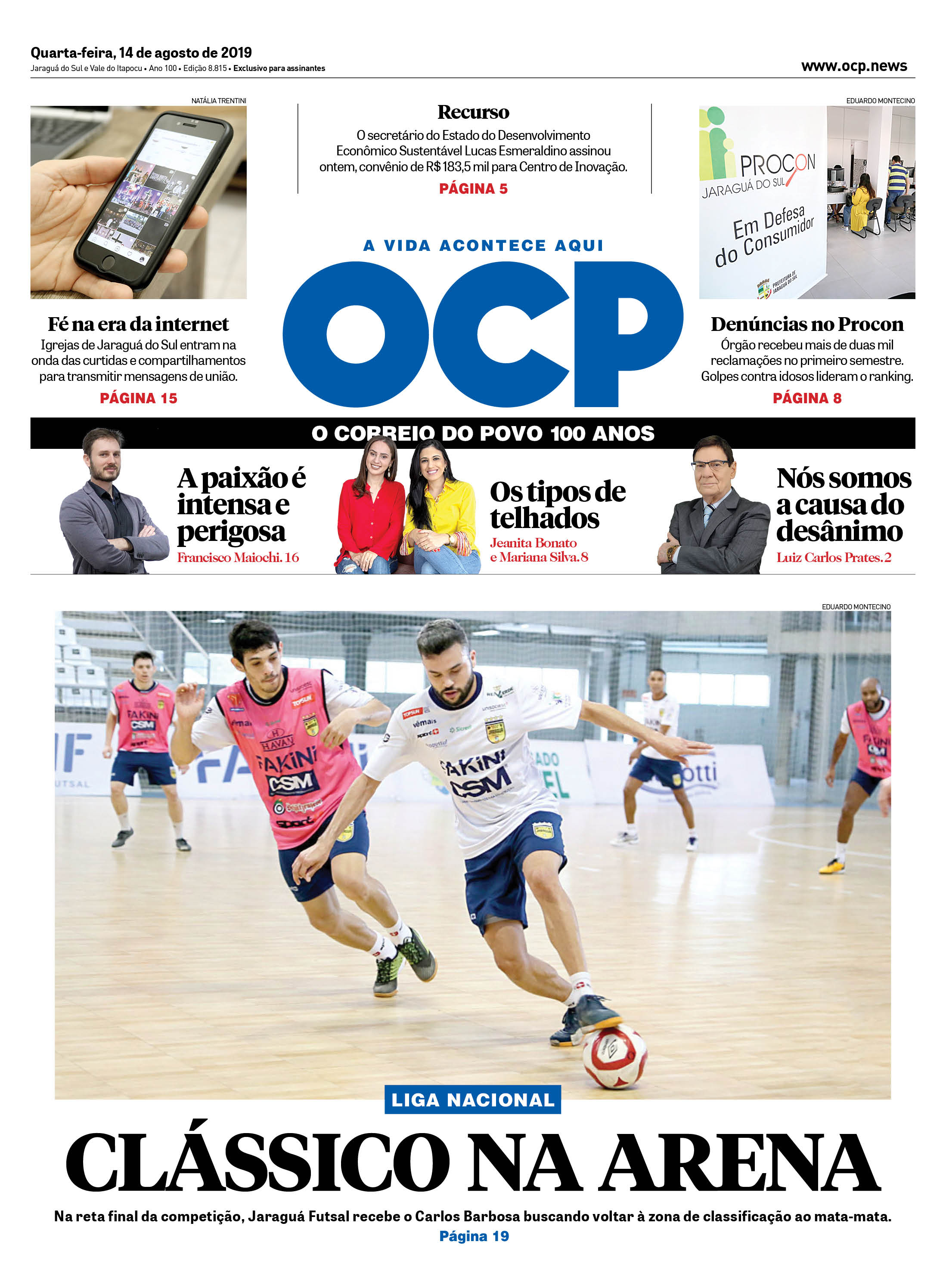 Jornal Digital O Correio do Povo edição 140819