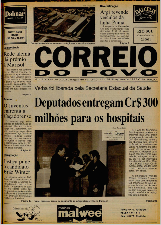 Jornal Digital O Correio do Povo edição 923703