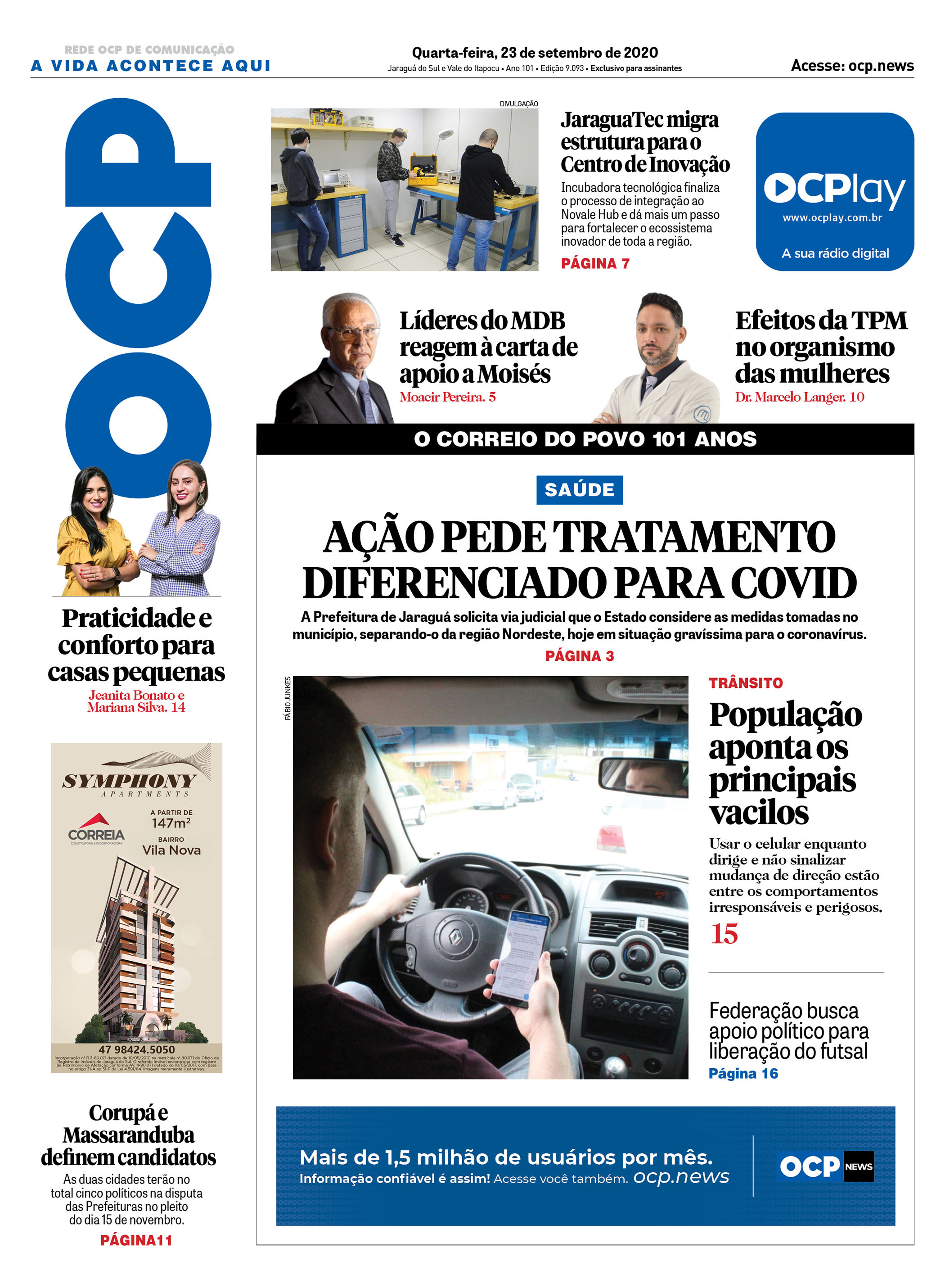 Jornal Digital O Correio do Povo edição 230920